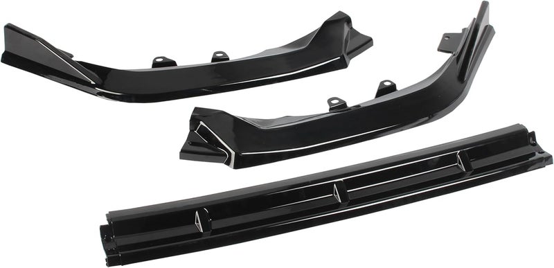 Sts.Ev01 Front Bumper Lip Splitter Spoiler Fit for Honda Civic Hatchback/Sedan/LX/Sport/Si/Hybrid/Touring 2025 2026, 3pcs Air Dam Chin Body Kit Underbody Lip Accessories (Gloss Black) - Image 4